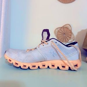 Silver, Elderberry and Peach On Cloud Sneakers 👟